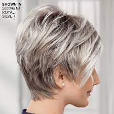 Edgy pixie asymmetrical short haircuts. Buy Victoria Whisperlite Wig By Paula Young Edgy Short Pixie Wig With An Asymmetrical Fringe And Rich Feathery Layers Multi Tonal Shades Of Blonde Silver Brown And Red Online In Turkey