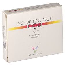 Pour faciliter la grossesse et prévenir. Acide Folique Ccd 5 Mg Prix Notice Effets Secondaires Posologie Comprime