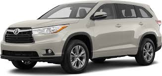Compare 11 highlander trims and trim families below to see the differences in prices and features. 2016 Toyota Highlander Values Cars For Sale Kelley Blue Book
