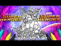 Marvel vs dc coloring pages parent post : Marvel Dc Comics Superheroes Coloring Set Avengers Justice League Coloring Epicheroes Movie Trailers Toys Tv Video Games News Art