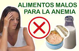 Alimentos Malos Para La Anemia Nuevas Evas