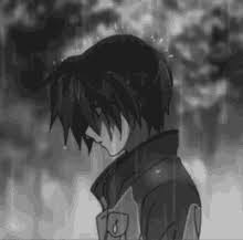 I keep watching animes where i'm like; Boy Standing In Rain Gifs Tenor