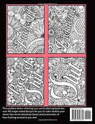Coloring pages for adults cuss words. Amazon Com Swear Words Coloring Book For Adults Cuss And Color Swear Word Coloring Book For Adults Cuss Words Mandala Patterns For Stress Free Mindfulness And Relaxation 9798639743870 Ceremony Swear Books