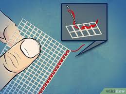 See the two pieces of perforated plastic stitched together below with pink floss using the joining stitch. 3 Ways To Stitch Plastic Canvas Wikihow