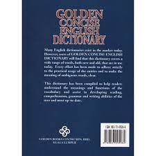 Sendirian berhad (malay equivalent to incorporated). Golden Concise English Dictionary A Handy And User Friendly English Dictionary Shopee Malaysia