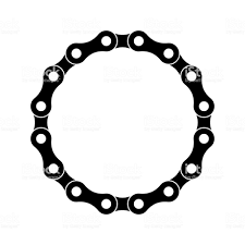 Bicycle Chain Circle On A White Background Vector Tattoo Bike Ilustracao De Bicicleta Tatuagem De Bicicleta