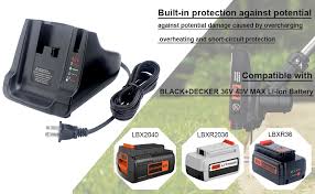 In fact, the batteries are fully. Lasica 40v Max Battery Fast Charger Lcs36 Lcs40 For Black Decker 36v 40v Max Lithium Ion Tool Battery Lbx2040 Lbxr36 Lbxr2036 Lst540 Lcs1240 Lbx1540 Lst136 Black And Decker 40v Lithium Battery Charger