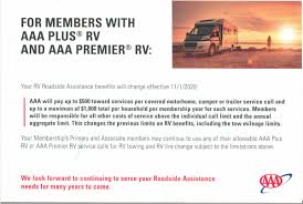 The amount that each company charges will depend on the type of plan you purchase from them. Aaa Just Changed Their Value Proposition For Me Forest River Forums