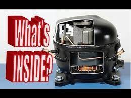 We tear apart a fridge compressor and show all the inner workings. What S Inside A Refrigerator Compressor Youtube