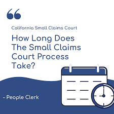 Check spelling or type a new query. How Long Does The Small Claims Court Process Take