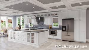 By assembling the cabinets at home, diyers and contractors with tight budgets can save big on shipping costs. Salem White Shaker Ready To Assemble Kitchen Cabinets