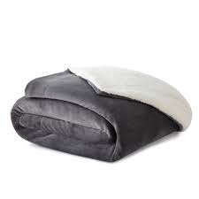 Costco monte & jardin velvet sherpa blanket price: Weekender Sherpa Blanket Queen By Malouf Nis182981534 Missouri Furniture