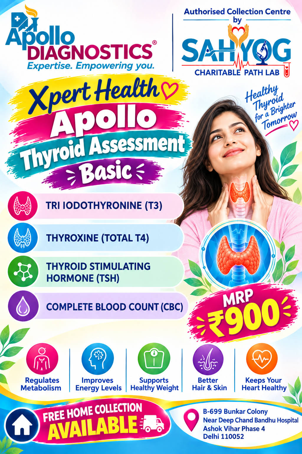 APOLLO THYROID ASSESSMENT-BASIC product image