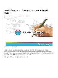 Kali ini saya mau bagi jawaban , lebih tepatnya kunci jawaban game tebak. 2018 434 Fisika