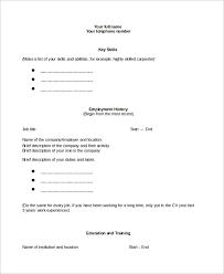 But even simple word document sometimes aren't that simple. Free 9 Sample Blank Resume Templates In Ms Word Pdf