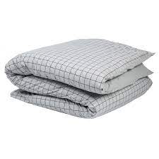 Par rapport aux produits présents sur le. Housse De Couette Gris Clair A Carreaux 100 Coton Biologique
