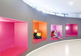Outer Space For Kids A Place For Kids To Have Fun In Japanese Style Space With Simple Interior Design School Interior School Architecture Colour Architecture