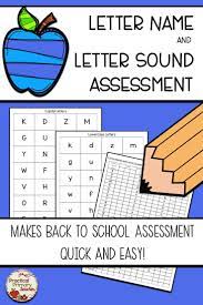 Letter Name And Letter Sound Assessment Freebie Great For Back To School Assessments Letter Sounds Letter To Teacher Teachers Toolbox