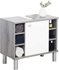 Vous vendez des meubles en ligne ou en magasin ? Ricoo Wm100 Eh W Meuble Salle De Bain 60x54x32cm Reglable En Hauteur Meuble Sous Lavabo Etagere En Bois Rangement Couleurs Blanc Chene Hamilton Amazon Fr Cuisine Maison