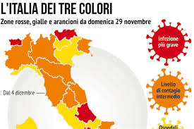 Arancione per calabria, lombardia e piemonte, giallo per liguria e sicilia. Lombardia Calabria E Piemonte Arancione Liguria E Sicilia In Fascia Gialla