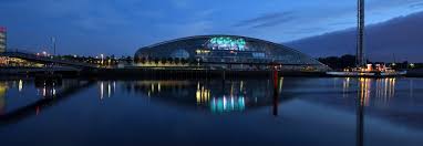 Take the argyle line train from glasgow central to exhibition centre station; Discover Glasgow Science Centre Glasgow Science Centre