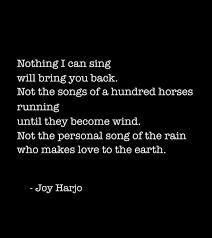 Joy Harjo Pretty Words Poem A Day Words