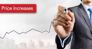 To (make something) become larger in amount or size: Price Increases Coatings World