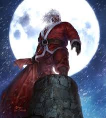Comic Book Talk Show Podcast On Instagram Check Out These Awesome Santa Pix I Found On Doom World S Page Santa Art Santa Claus Drawing Santa Claus Pictures