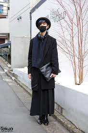 Jackie Is A 20 Year Old Specialty School Student Dressed In All Black All Black Harajuku Style Japan Fashion Street Harajuku Fashion Harajuku Fashion Street