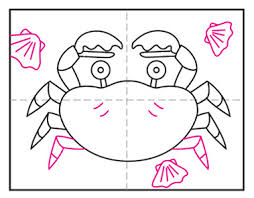 How do you draw a crab step by step? How To Draw A Crab Art Projects For Kids