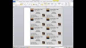 Use this blank canvas to add your own ideas on what a greeting card can be. Word How To Create Custom Business Cards Youtube