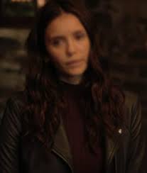 Natalie Bauer Love Hard Black Leather Jacket