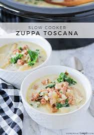 Zuppa Toscana Copycat Slow Cooker Recipe Recipe Healthy Crockpot Recipes Toscana Recipe Recipes