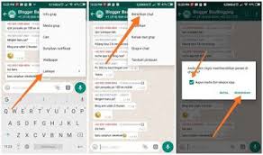 Cara Keluar Dari Grup Whatsapp Tanpa Diketahui Anggota Lain Whatsapp Aplikasi Messenger App Group Online Status Cara Map Map Screenshot