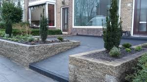 aanleg voortuin voortuin tuin ideeen voortuin patio