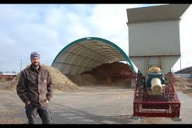 One pair of plastic elbow and coupler components serve as infeed and outfeed points when you install them on either end of a box, bin or other fixture you wish to use to catch large wood chips. Green Energy Company Fired Up About Wood Chips Northern Ontario Business