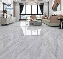 Chinese Tile Manufacturer Marble Look Polished Vitrified Flooring Ceramic  Porcelain Tile Resort Interior Shiny Floor Tiles 60x60
