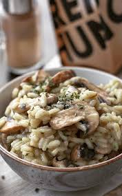 Pilz Risotto Mit Braunen Champignons Healthy Cooking Is A Time When People Are Becoming More And More Consc In 2020 Risotto Mushroom Risotto Healthy Recipes Clean