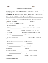 Understand how prepositions relate the noun or pronoun to another word in a sentence practice with 4 activites. Englishlinx Com Prepositions Worksheets