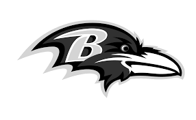 All of these elements are inside a thick circle with a darker outer border. Baltimore Ravens Logo Png Transparent Svg Vector Freebie Supply