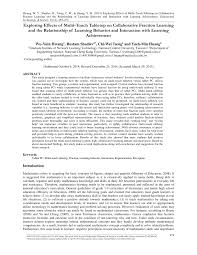 K he modern weiﾟ mit holz. Pdf Exploring Effects Of Multi Touch Tabletop On Collaborative Fraction Learning And The Relationship Of Learning Behavior And Interaction With Learning Achievement