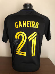 Shop all officially licensed atletico madrid gear and apparel including a atletico madrid jersey, shirt or atletico madrid scarves from our atletico madrid shop. Kevin Gameiro Signed Atletico Madrid Away Shirt 2016 2017 Catawiki