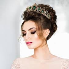 Türkiye Gelin Vintage Rhinestone Taç Headdress Gelin Kız