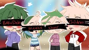 Deku 🚫art nor characters are mine🚫 except for the kids all credit goes to the rightful owners started: Bakudeku Meets Their Children Bkdk Gacha Club Dj Demz Youtube