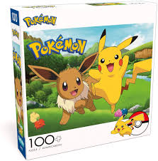 Puzzles are the easiest way to keep your little one's brain sharp as they have oodles of fun. Buffalo Games Pokemon Pikachu Eevee Spring 100 Piece Jigsaw Pu I Love Puzzles