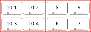 Cut out each math fact as a separate card. Free Math Flashcards Subtraction