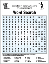 Basketball Word Search For Basketball Lovers Printable Games For Kids Word Puzzles Sports Coloring Pages