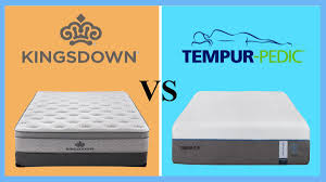 Kingsdown Vs Tempurpedic Tempurpedic Memory Foam Mattress Foam Mattress