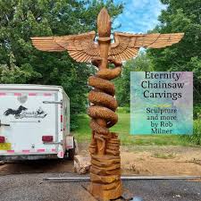 Eternity Chainsaw Carvings by Rob Milner