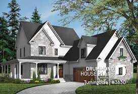 The best wrap around porch house floor plans. Trendy Two Story House Plans With Garage Drummond House Plans